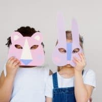 children-animal-masks