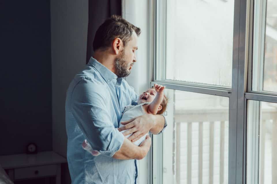 Baby Cries With Dad: 10 Helpful Tips You Can Try