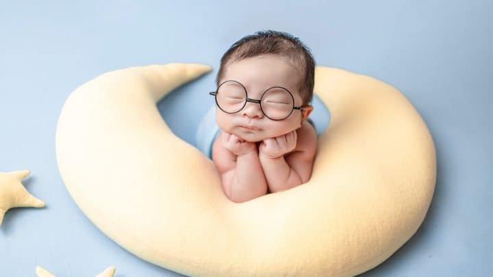 Baby Sleeping While Sitting Up