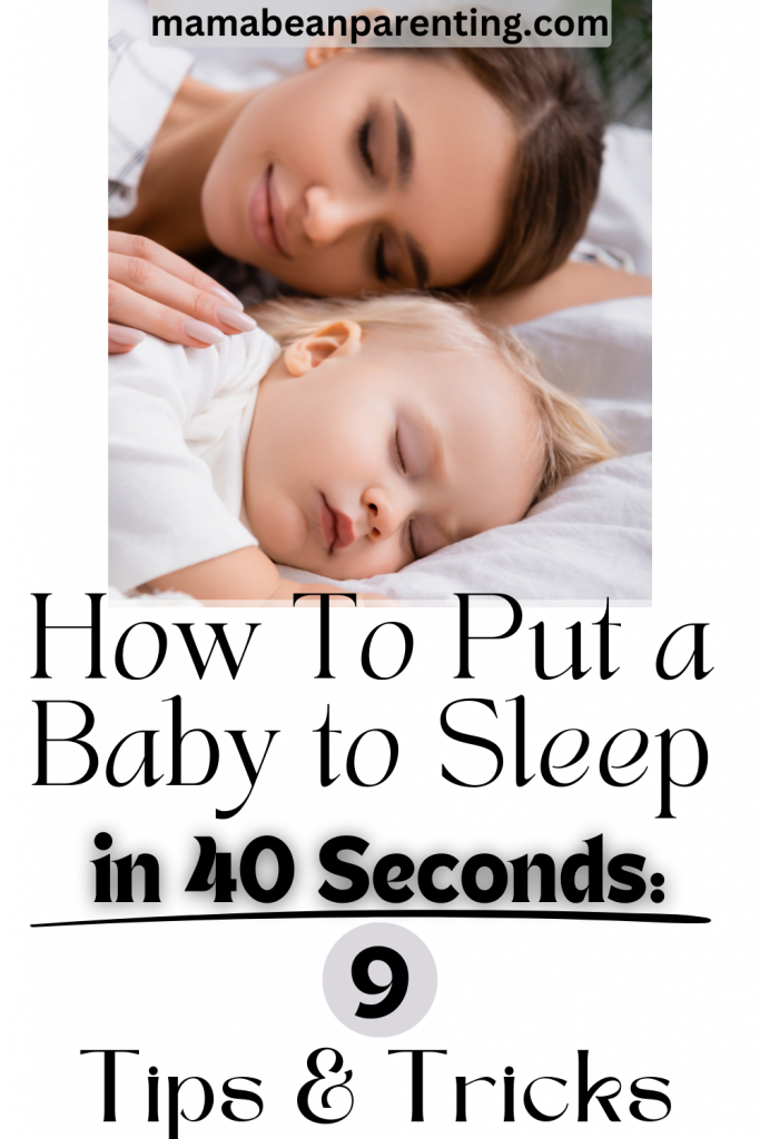 how to put a baby to sleep in 40 seconds