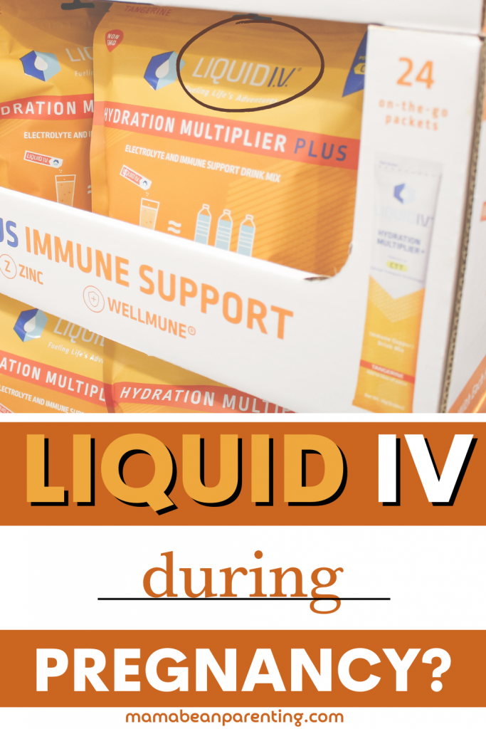 liquid iv during pregnancy