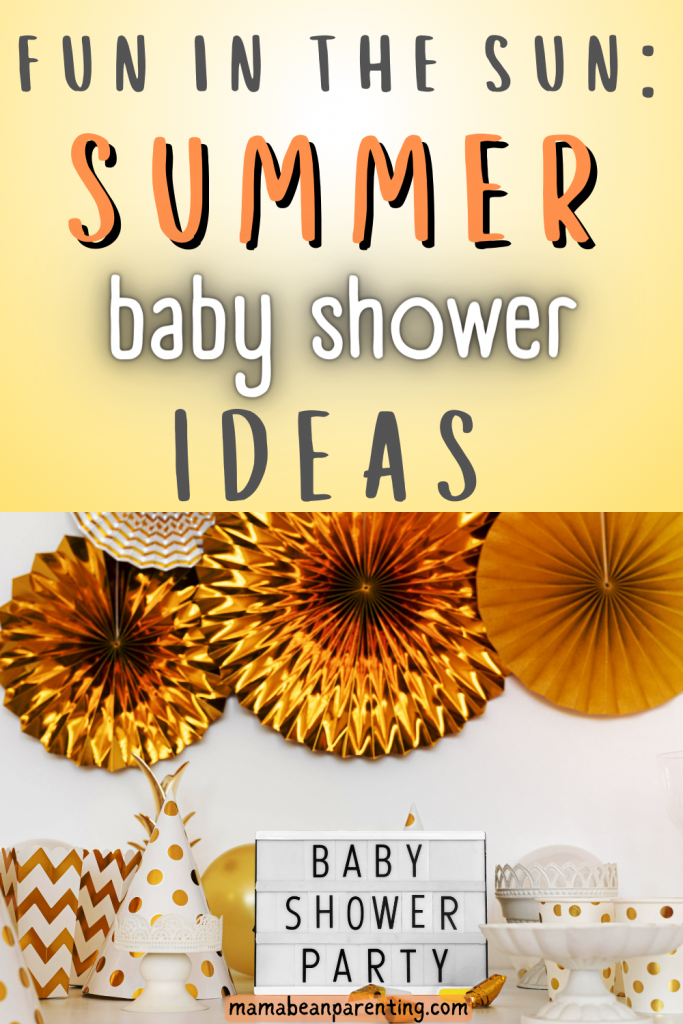 summer baby shower ideas