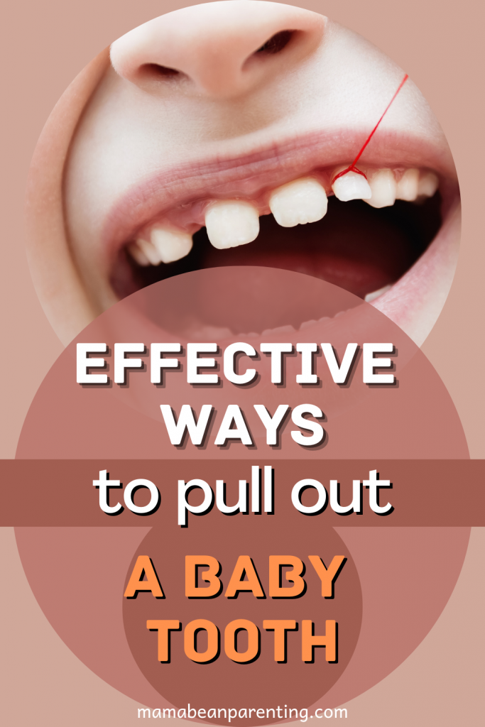 how to pull out a baby tooth 