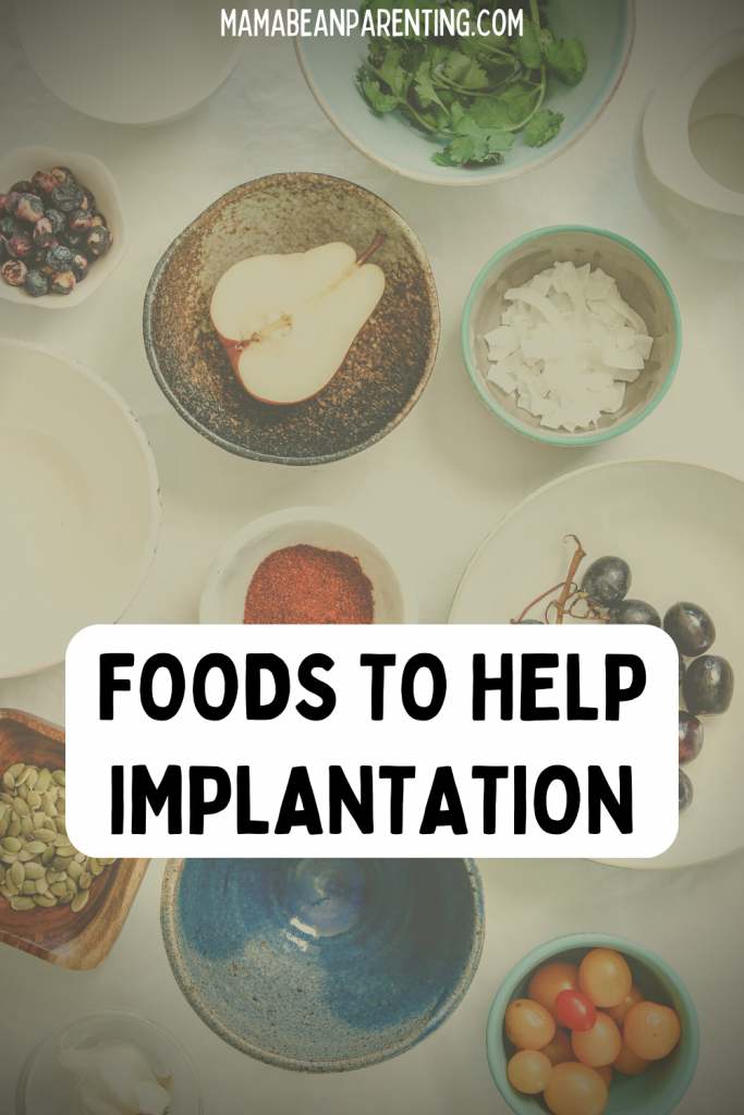 food to help implantation