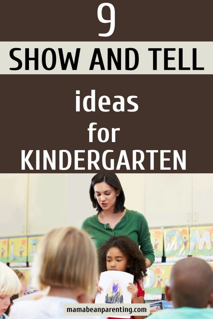 show and tell ideas for kindergarten