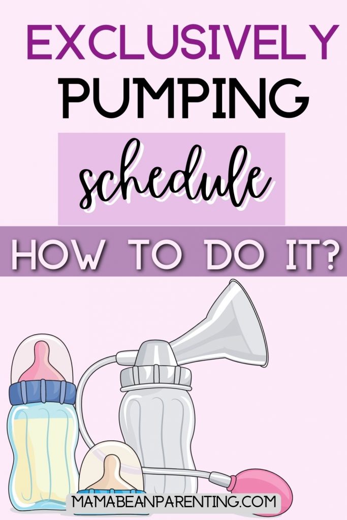 exclusively pumping schedule