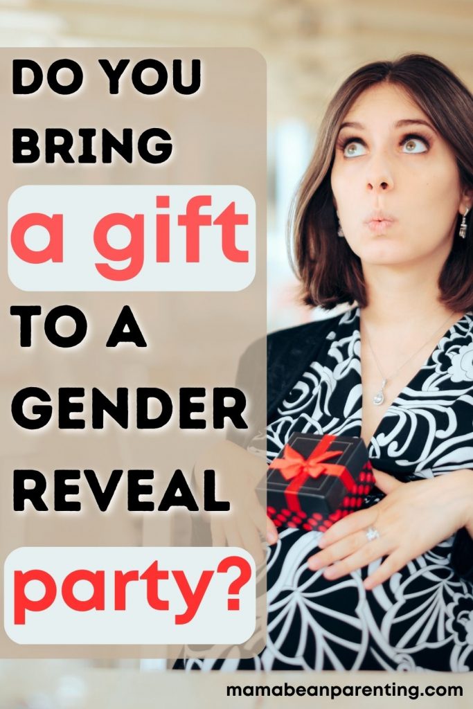 do you bring a gift to a gender reveal party