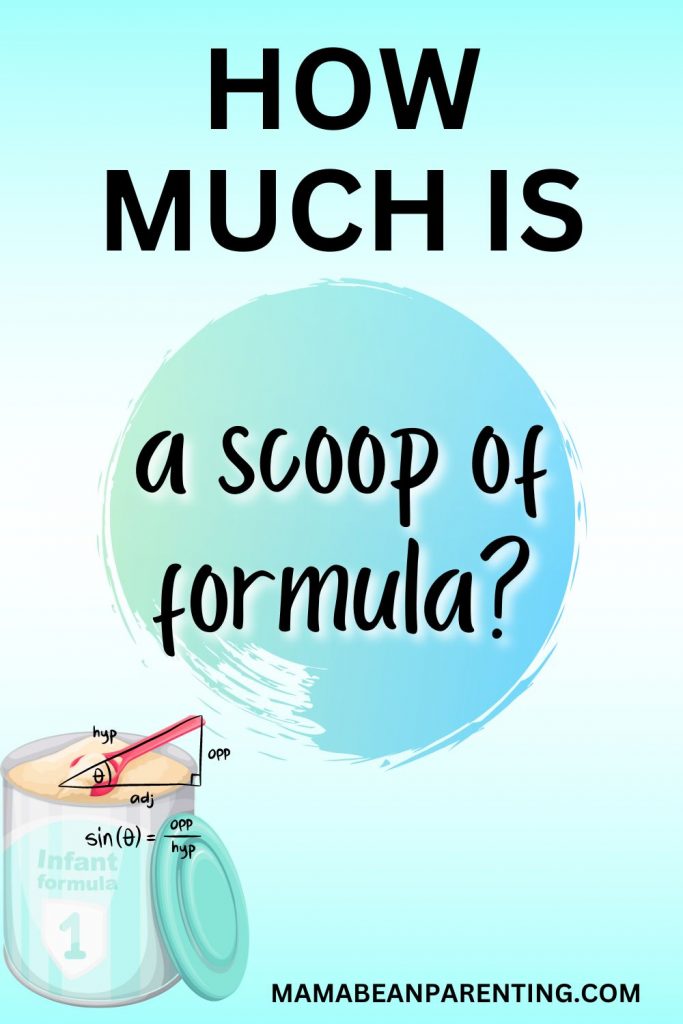 how much is a a scoop of formula
