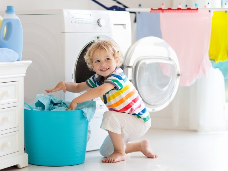 Kids Can Operate the Washing Machine Too