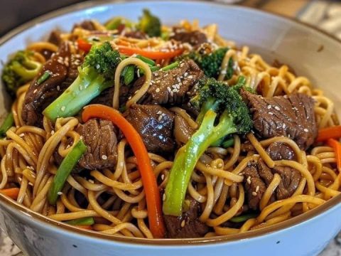 Savory Beef Lo Mein: A Quick and Flavorful Stir-Fry Sensation