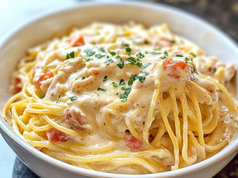 Cheesy Chicken Spaghetti: A Creamy, Comforting Twist on a Classic