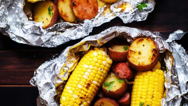 Sausage & Potatoes Tin Foil Packets