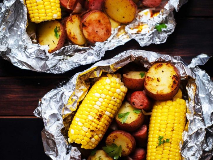 Sausage & Potatoes Tin Foil Packets