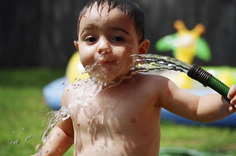 Drinking from Garden Hoses