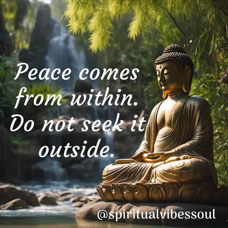 Peace Comes from Within