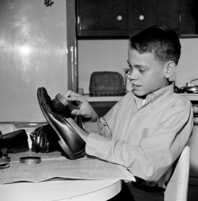 Polishing Shoes