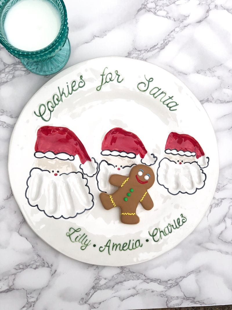 Santa's Cookie Plate