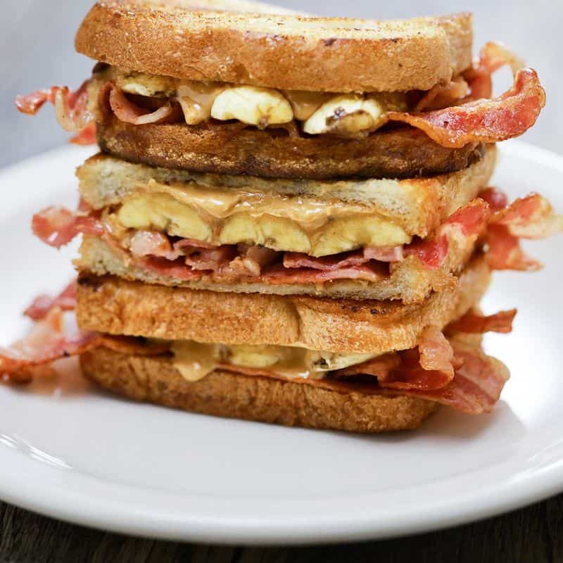 Banana and Bacon Sandwich