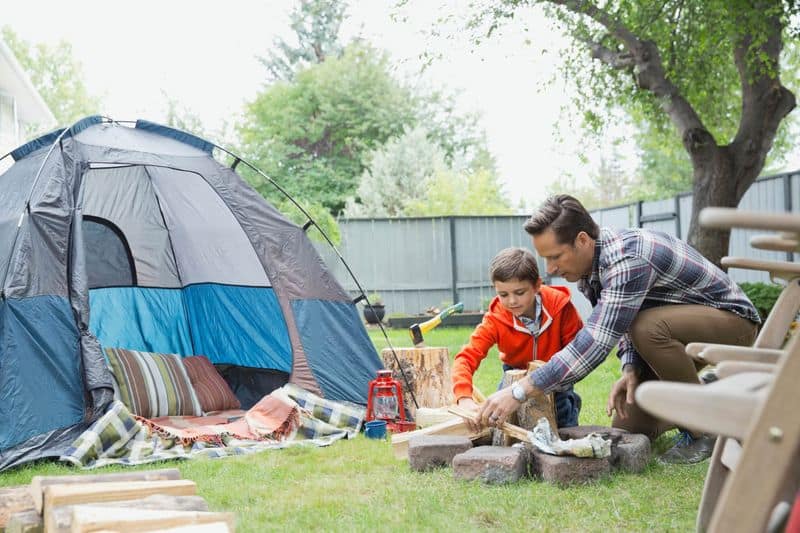 Camping in the Backyard