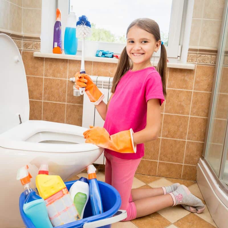 Cleaning the Bathroom