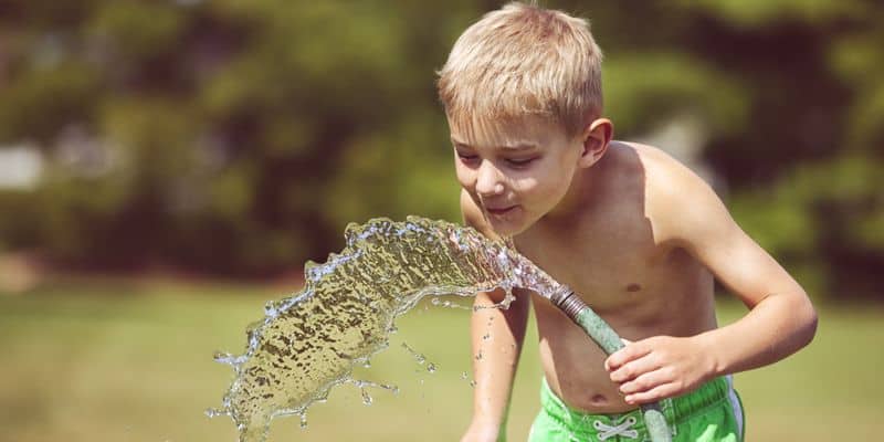 Drinking from Garden Hoses