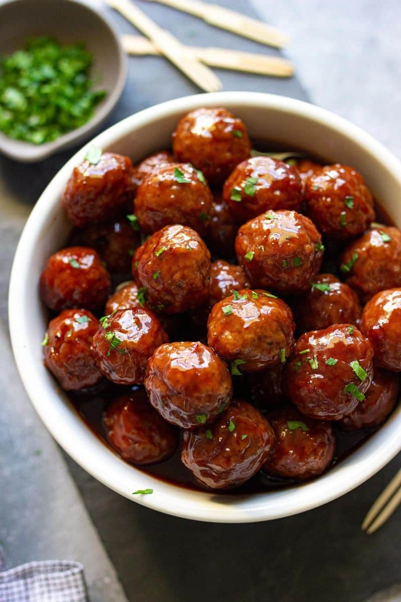 Grape Jelly Meatballs