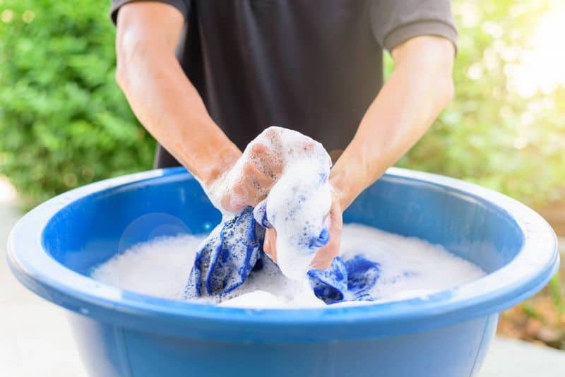 Hand-Washing Laundry