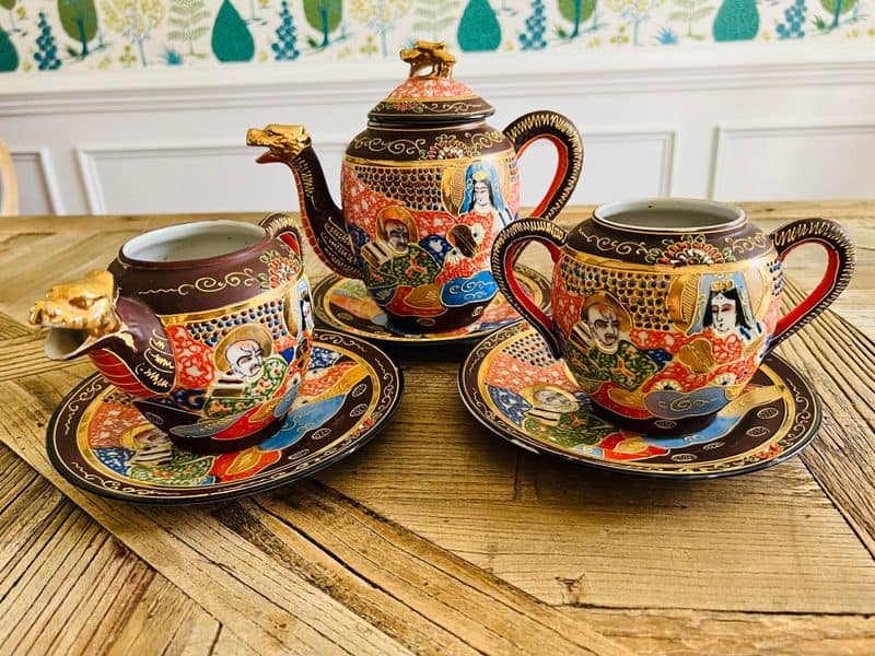 Hand-painted Tea Set