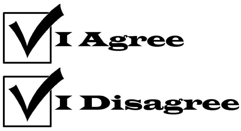 Let's agree to disagree