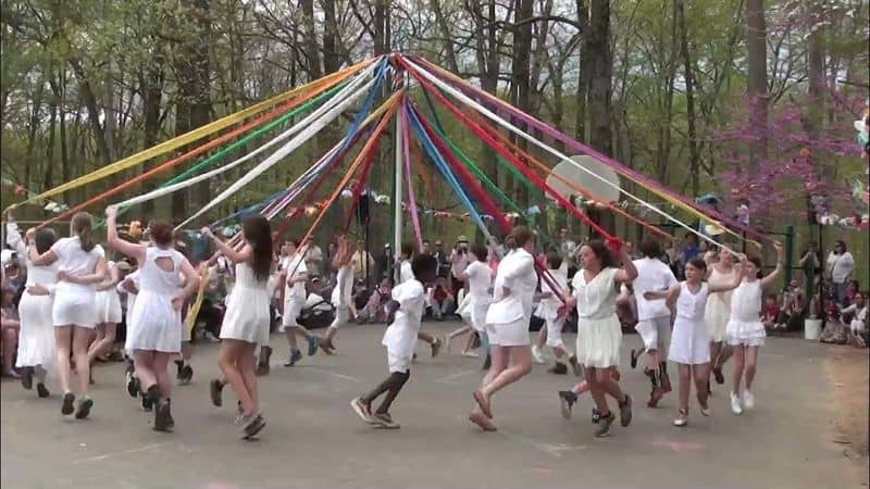 Maypole Dancing