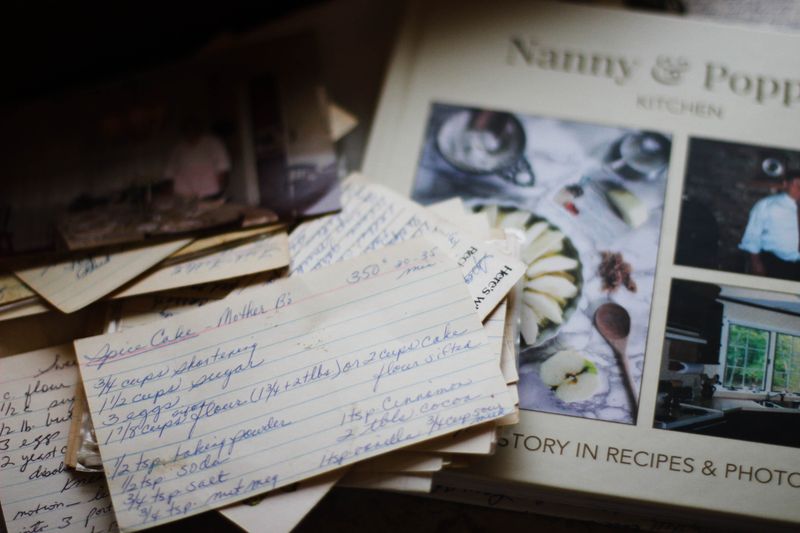 Old Family Recipe Book