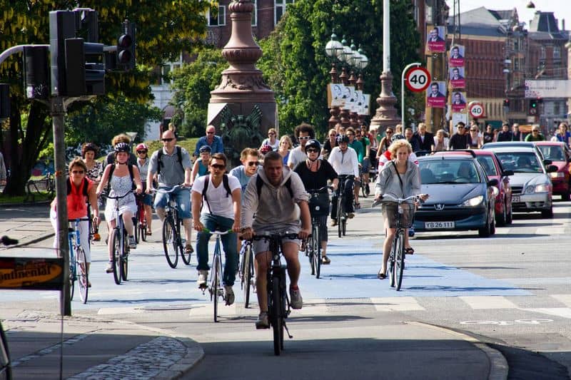 Riding Bikes Without Helmets