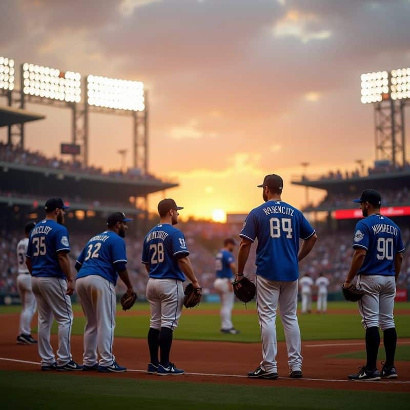 Summer Evening Baseball Games