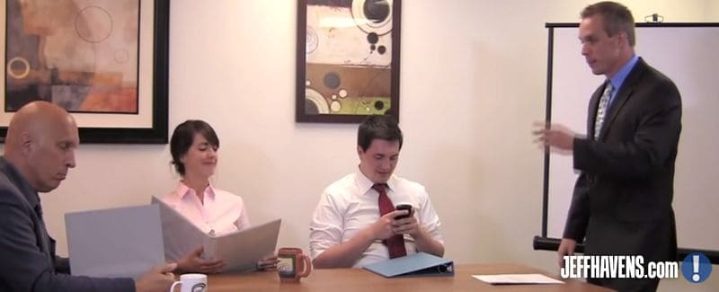 Texting During Meetings