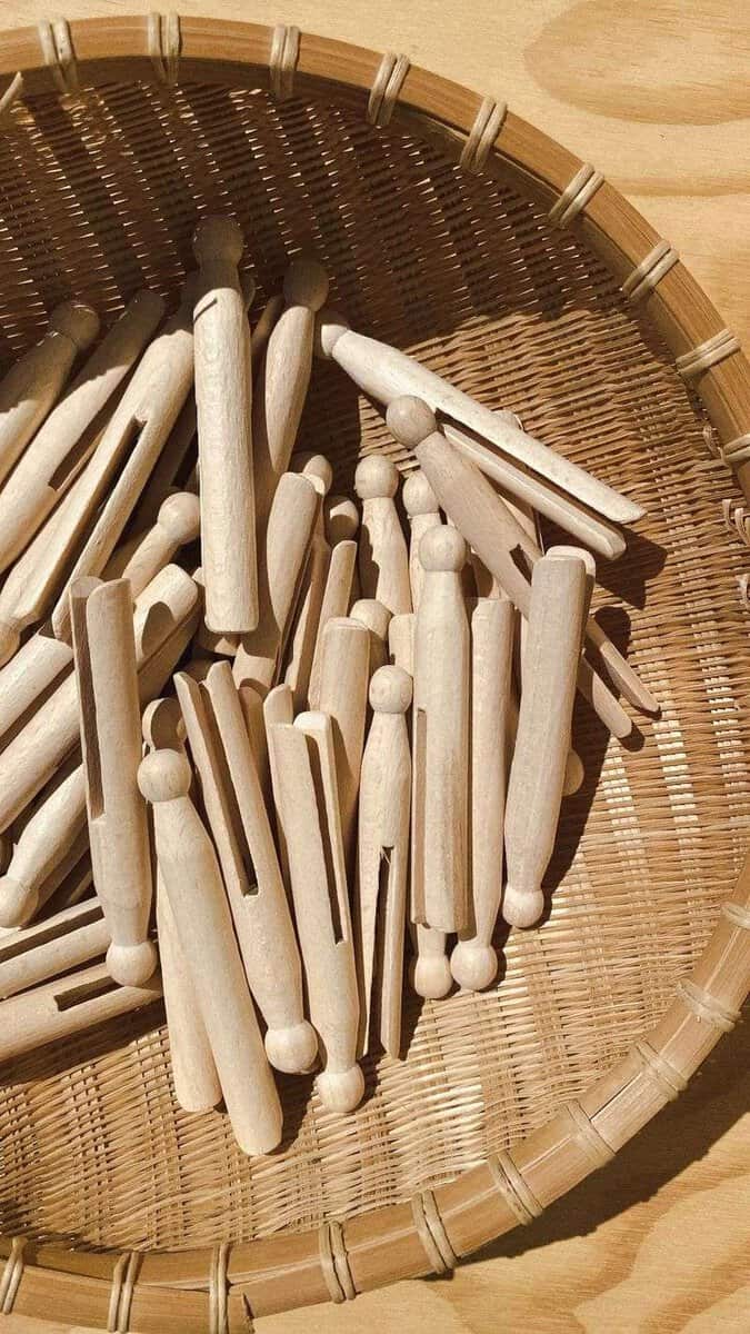 Wooden Clothes Pegs