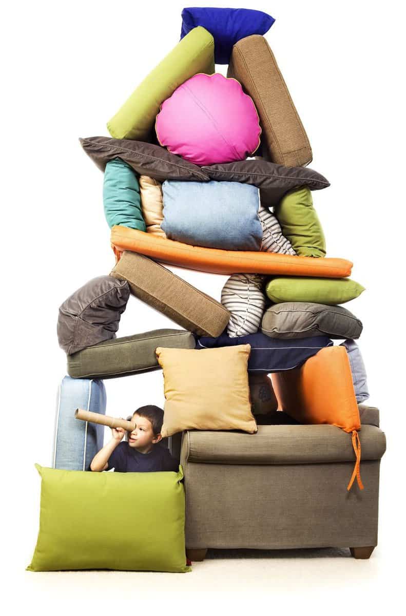 Building Forts with Couch Cushions