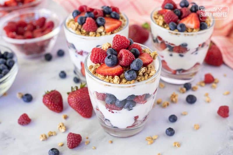 Fruit and Yogurt Parfait