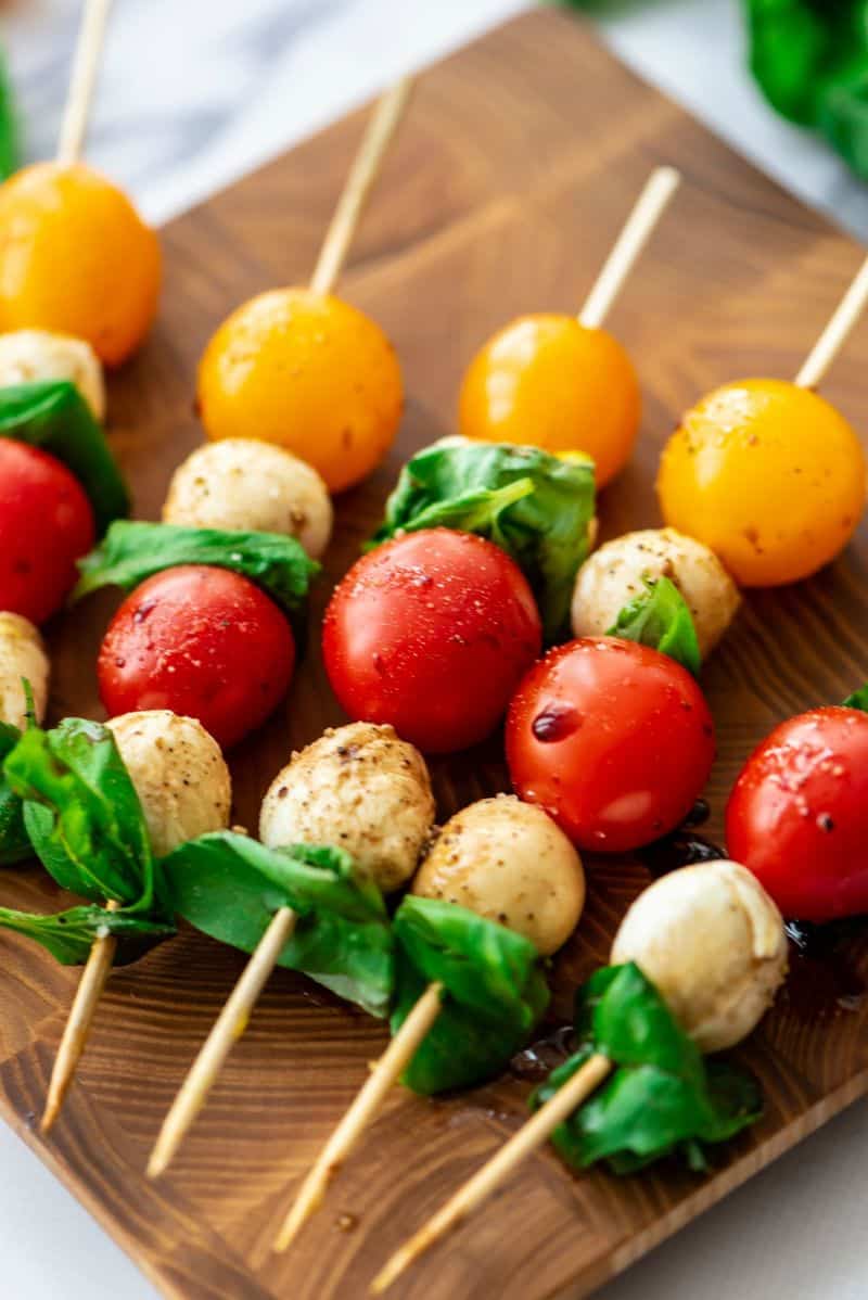 Mini Caprese Skewers