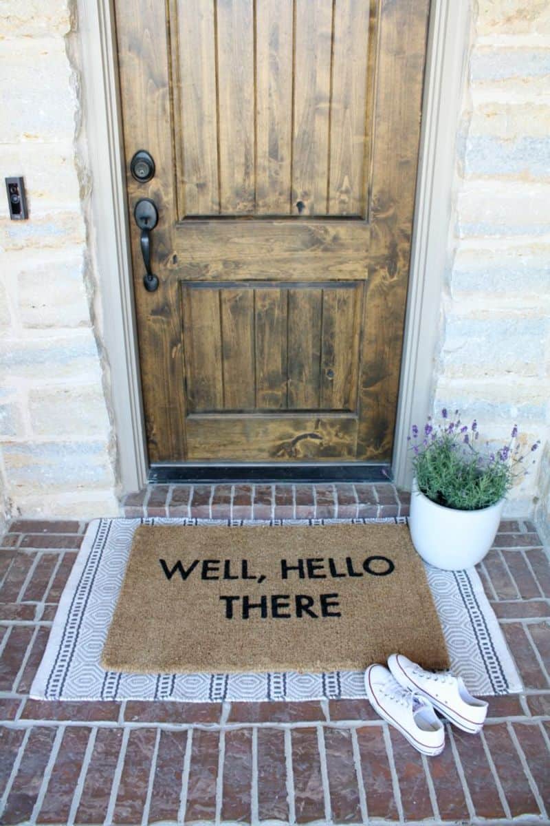 Not Using Doormats