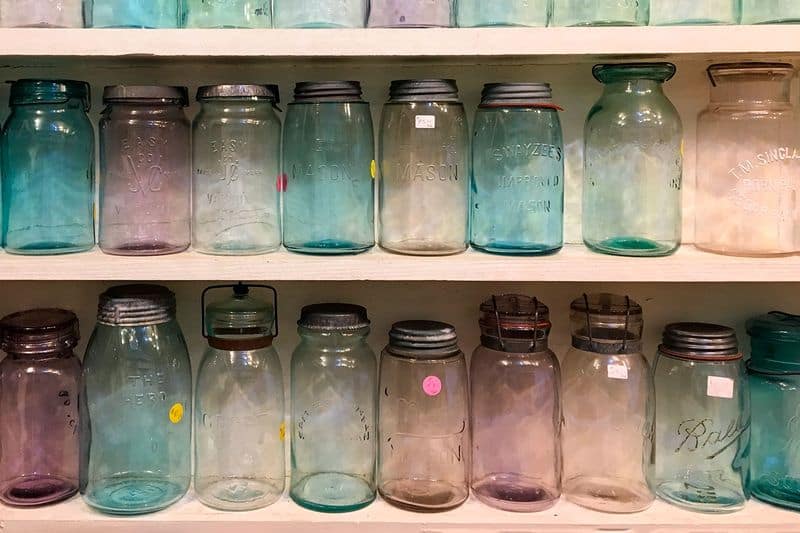 Old-Fashioned Canning Jars