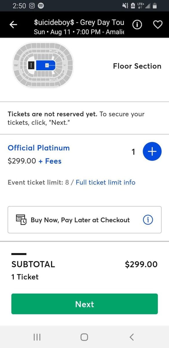 Outrageous Ticket Prices