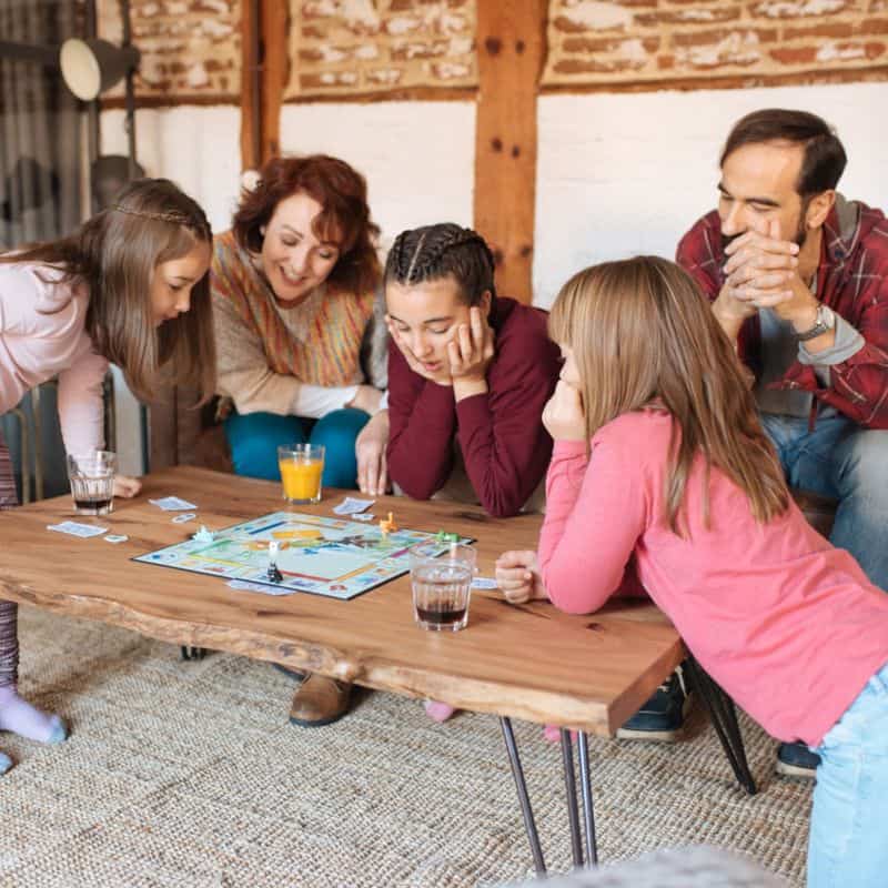 Playing Board Games with Family