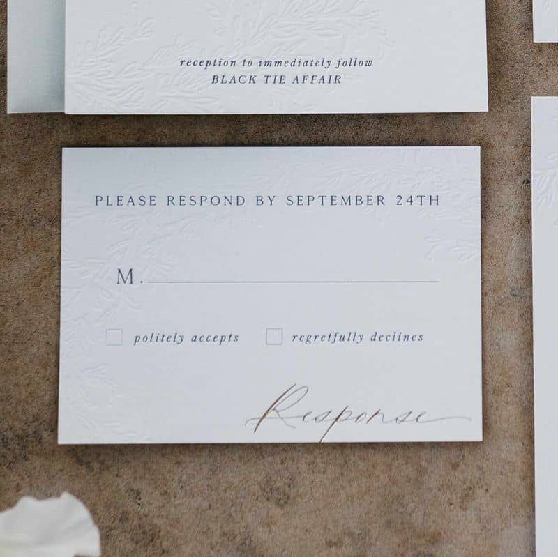 RSVP Responses