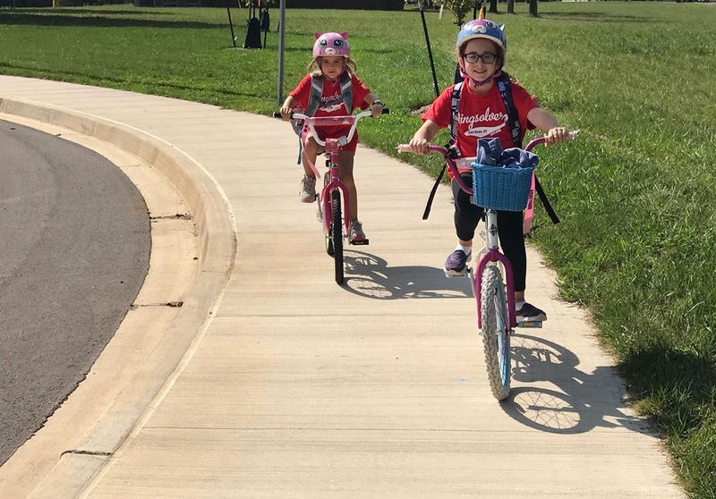 Riding Bikes Without Helmets