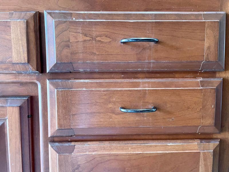 Worn-Out Cabinets