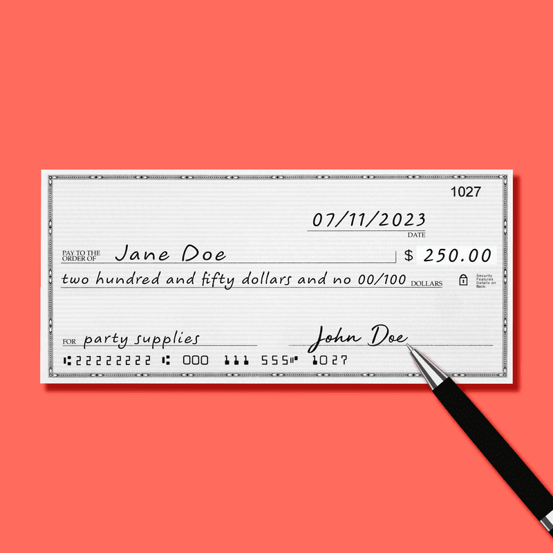 Writing Checks