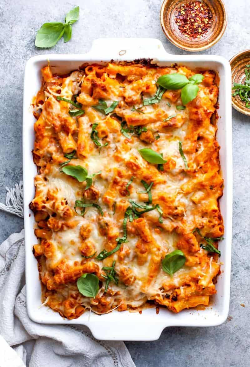 Baked Ziti with Ricotta