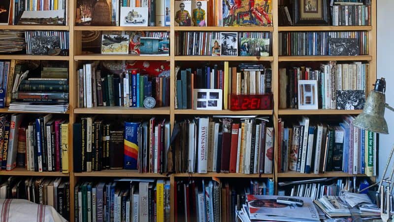 Overstuffed Bookshelves