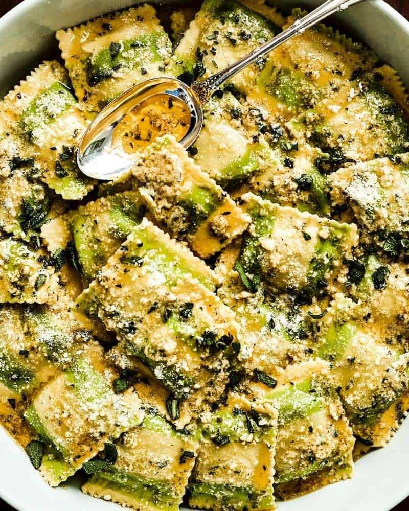 Spinach and Ricotta Ravioli