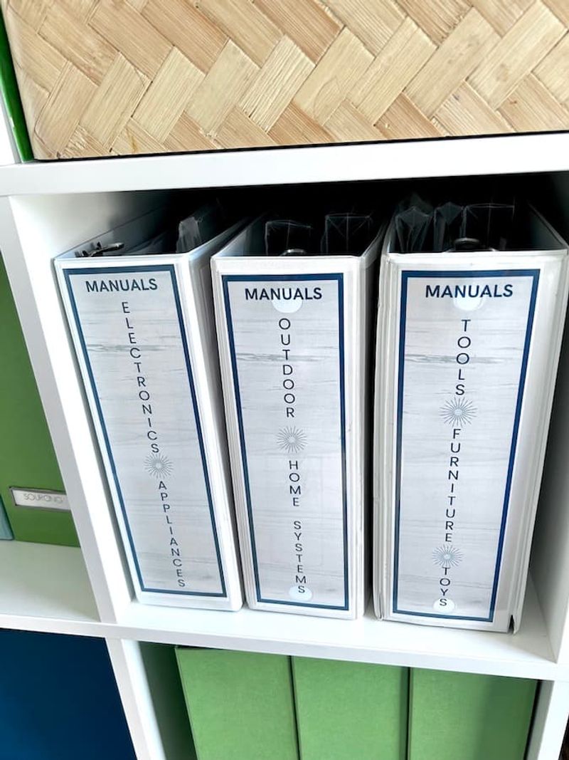 Appliance Manuals